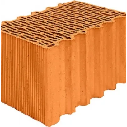 Керамический блок Porotherm 38 Thermo, 10,67 НФ, М75, 380х250х219 мм