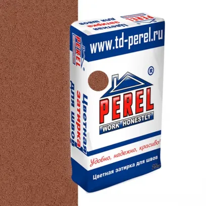 Затирка цветная Perel RL кирпичный 25кг