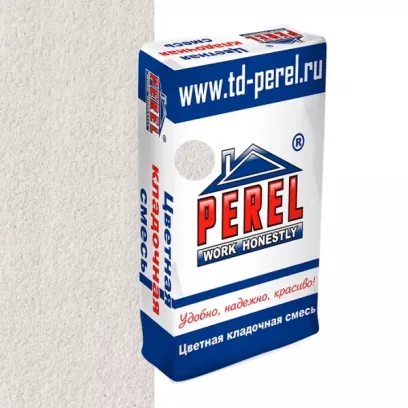 Кладочная смесь цветная Perel SL супербелый 50кг