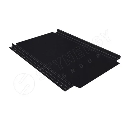 Фальцевая кровля Смарт Фальц Про GRAPHITE45® матовый RAL 9005 0,45 глубокий чёрный