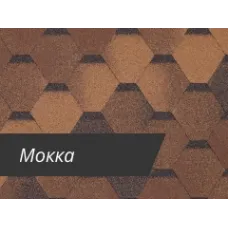 Гибкая черепица FarAcs Classic Lite Hexa Мокка