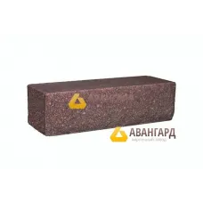 Кирпич рваный угловой Авангард терракотовый ДКЛТ М250 220х90х65 мм