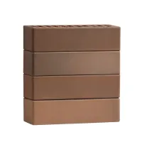 Кирпич облицовочный Volgabrick, Флэш, Гладкий, 0,7 НФ, М200, 250х85х65 мм 