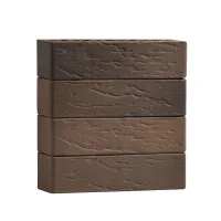 Кирпич облицовочный Volgabrick, Флэш Руст №70, 1 НФ, М200, 250х120х65 мм 