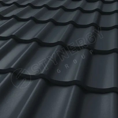 Металлочерепица СМ Классик GRAPHITE45® RAL 7016 0,45 антрацитово-серый